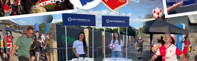 SPEKTAKULARNO! Navijači Vojvodine uživali i pokazali fudbalsko umeće na Sportissimo štandu u Novom Sadu! (FOTO, VIDEO)
