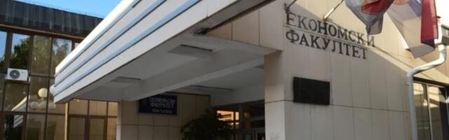 Studenti blokirali zgradu Ekonomskog fakulteta u Kragujevcu