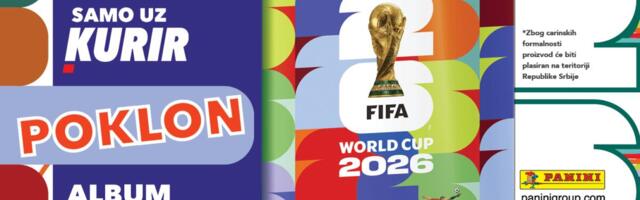 NE PROPUSTITE DANAS POKLON U KURIRU - album za sličice FIFA WORLD CUP 2026!
