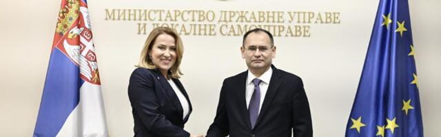 Paunović sa Šahavdinovim o jačanju saradnje Srbije i Uzbekistana u oblasti javne uprave