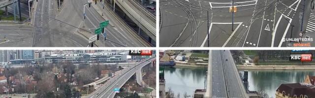 BEOGRAD JE 1. JANUARA SABLASNO PRAZAN! Prestonica je prazna, hladna i nestvarna, nema AUTOMOBILA, a nema ni LJUDI