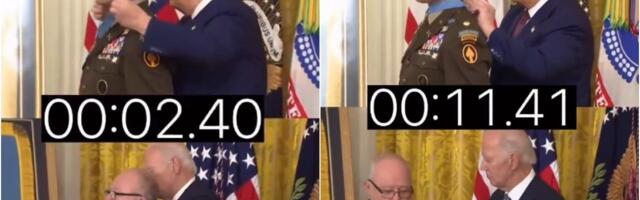 (VIDEO) Šta ovo radi Tramp?! Smeje mu se cela Amerika: Ni Bajden se ovoliko nije obrukao, snimak zapalio internet
