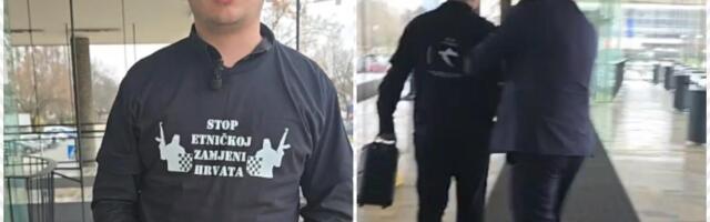 UPAO U GRADSKU UPRAVU ZAGREBA I PUSTIO "BOJNU ČAVOGLAVE" "Tomaševiću, nikada nećeš zabraniti OVU pesmu i pozdrav 'za dom spremni'" (VIDEO)