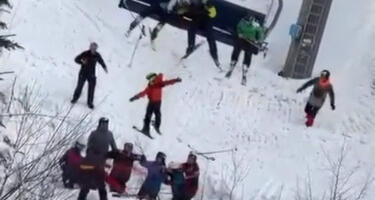 Opet drama na žičari: Novi napet snimak sa Jahorine, dete visi dok mu pritrčavaju u pomoć