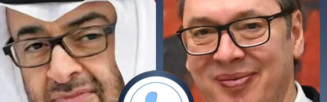 Predsednik Vučić razgovarao sa šeikom bin Zajedom: Dijalog ključ za mir na Bliskom istoku (FOTO)