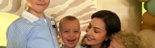Ceca grli trojicu unuka, Željko i Krstan u košuljama poznatog svetskog brenda: "Moje tri najveće ljubavi"