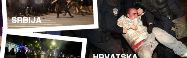 EVO KAKO BI BLOKADERI PROŠLI U HRVATSKOJ! Bacio baklju na policajca, pa odmah dobio 30 dana pritvora