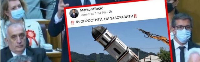 Srpski političar iz Crne Gore prijeti zbog uklanjanja crkve iz dvorišta nane Fate