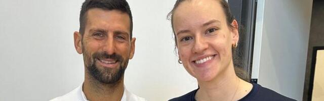 Čačanka Mina Mijatović na pripremama reprezentacije srela Novaka Đokovića