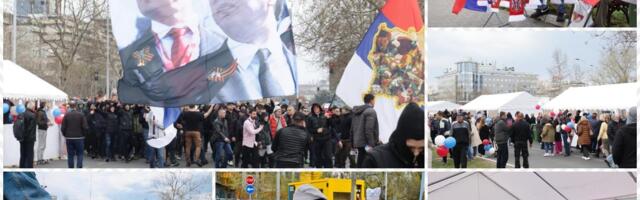 SVE JE SPREMNO ZA VELIKI SKUP U ARENI! Vijore se zastave, narod se polako okuplja, a POGLEDAJTE euforiju pred sam početak! (FOTO, VIDEO)