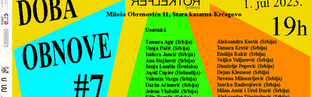 „Doba obnove br. 7“ u galeriji Reflektor