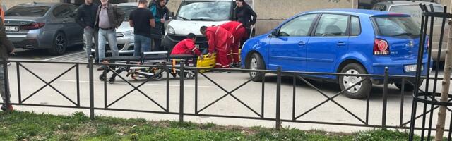 Žena oborena na električnom skuteru u Leskovcu, prebačena u bolnicu