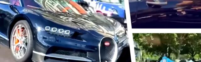 Banda na skuterima čekićima pokušala da opljačka Bugatti Chiron