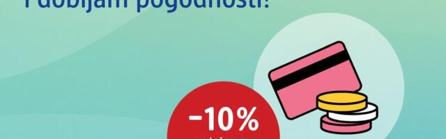 Jedna online kupovina danas, pogodnost za sutra: dm nagrađuje plaćanje karticama sa 10% popusta
