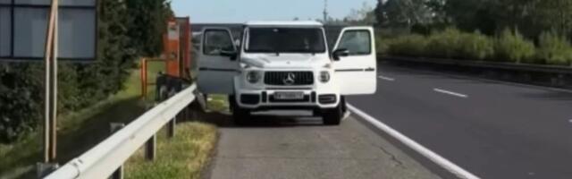 Pevač doživeo dramu na autoputu, pukla mu guma na džipu vrednom 250.000 evra u toku vožnje