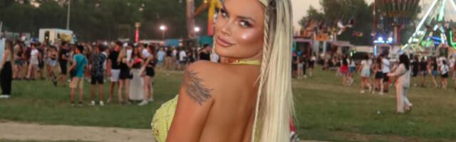Svi se okreću zbog gole plavuše! Bivša zadrugarka u minjaku bacila sve u trans (FOTO)