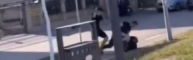 Žestoka tuča huligana Vojvodine i Partizana (VIDEO)