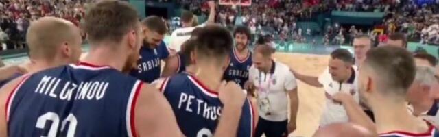 Pogledajte kako su "orlovi" slavili bronzu (VIDEO)