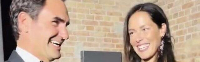 SRPKINJA ZASENILA SVE PRISUTNE: Svečanost je trajala, a onda se pojavila Ana Ivanović - evo kako je Federer reagovao! (VIDEO)