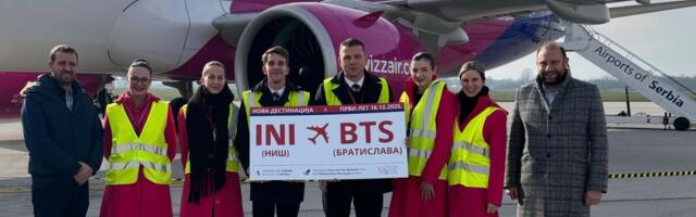 Wizz air širi mrežu iz Niša: Bratislava od danas, Dortmund od januara