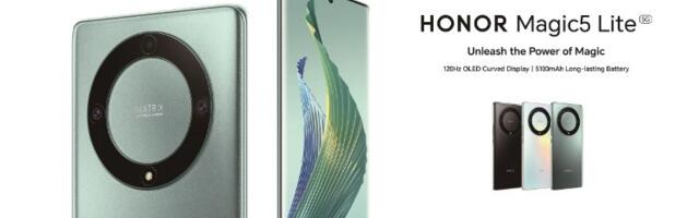 Po DXOMARK rang listi, baterija HONOR Magic5 Lite telefona zauzima prvo mesto