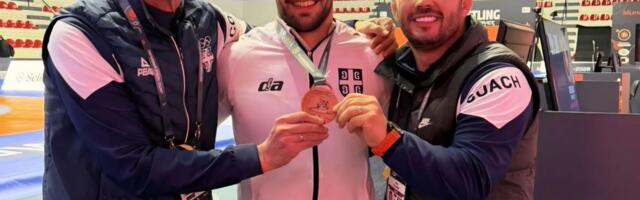 VIKTOR NEMEŠ SE OKITIO BRONZOM: Uspeh rvača Srbije na turniru u Tirani