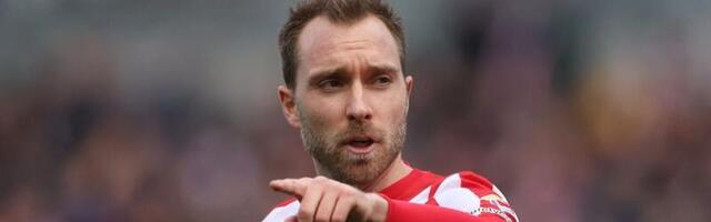 Kristijan Eriksen igra protiv Srbije