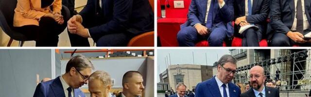 TOLIKO O "VUČIĆEVOJ IZOLOVANOSTI"! VELIKA ČAST ZA SRBIJU: Predsednik Srbije stoji u PRVOM REDU na samitu o nuklearnoj energiji! (FOTO+VIDEO)