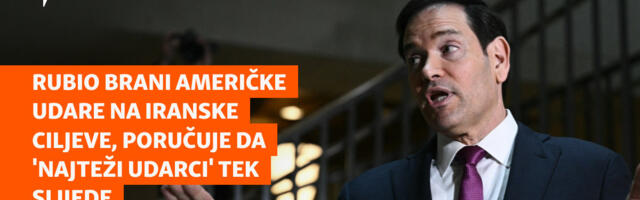 Rubio brani američke udare na iranske ciljeve, poručuje da 'najteži udarci' tek slijede