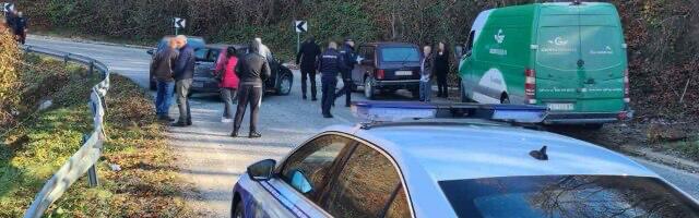 Sudar kamiona i kombija u Ovčarsko - kablarskoj klisuri
