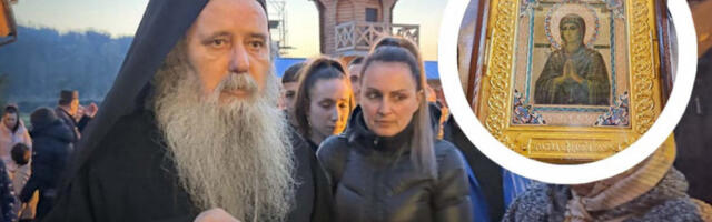 „PONELI SU OVU IKONU U LITIJU I BOLEST JE NESTALA ZA NEKOLIKO DANA“: Poručio je vladika Fotije dočekujući veliku svetinju iz Rusije (VIDEO))