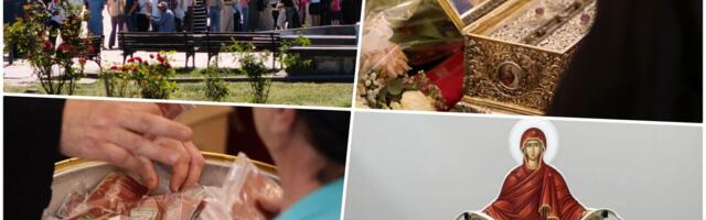 Srbi našli način da zarade na pojasu Presvete Bogorodice: Dok vernici satima čekaju ispred Hrama, profiteri im komad plastike papreno naplaćuju! (FOTO)