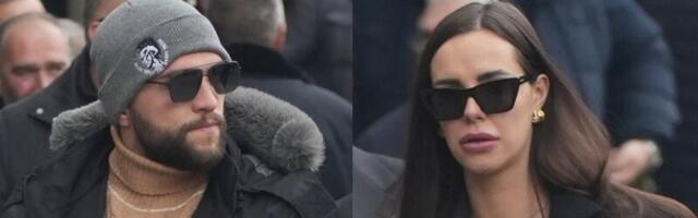 Bogdana i Veljko stigli u Beograda, razlog je pretužan: Ona u crnini, a Ražnatović ne krije žalost