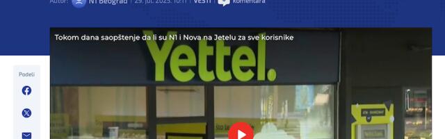 Hoće li biti Nove i N1 na Yettel-u