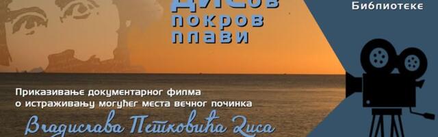 Dokumentarni film “Disov pokrov plavi“ u Gradskoj biblioteci
