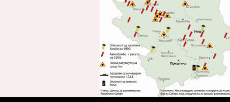 Заостале бомбе на око 150 локација у Србији