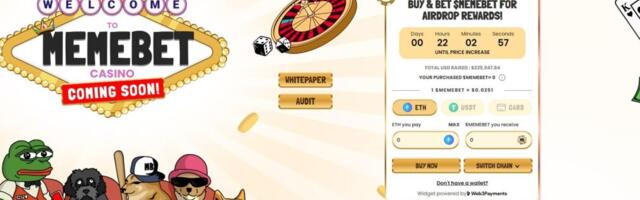 Prvi meme kripto kazino Memebet prikupio 200 hiljada dolara u pretprodaji: Sledeći veliki GameFi token?