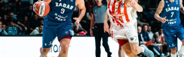 ZVEZDINA BRUKA U PIONIRU Užasna igra Crvene zvezde i poraz od Zadra na startu ABA lige