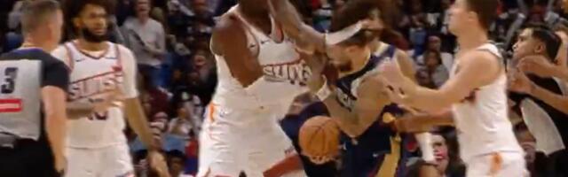 Dok je Jokić dominirao, na drugom meču u NBA sevale pesnice, tuča koja je završena prekidom i isključenjima!