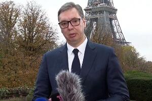 Вучић: Са Макроном сам разговарао о ситуацији на КиМ, очекујем да ће посетити Србију следеће године