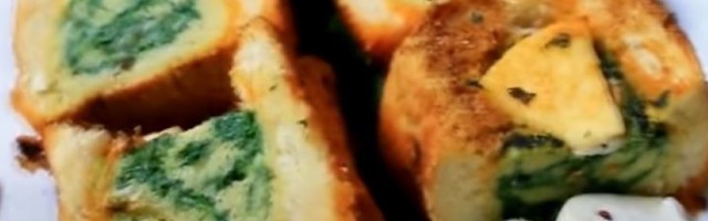 Svaki put će vas oboriti s nogu! Stari hleb punjen spanaćem, jajima i sirom (RECEPT+VIDEO)