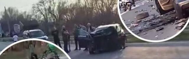 "VIDELI SMO ČOVEKA KAKO NEPOMIČNO LEŽI NA PUTU!" Očevici otkrili jezive detalje sudara na Obrenovačkom putu! (FOTO, VIDEO)