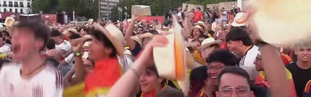 Ovako je Madrid proslavio pobedu Španije!