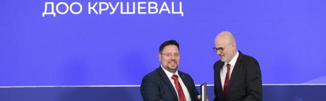 Fabrika 14.Oktobar nagrađena od Privredne komore SRbije za ostvareni poslovni uspeh u 2025. godini