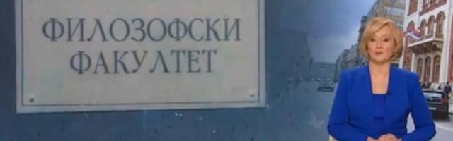 Pogledajte kako je RTS izveštavao o događajima ispred Rektorata (VIDEO)