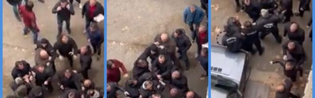Tuča SNS-ovaca u "Kolubari" (VIDEO 18+)