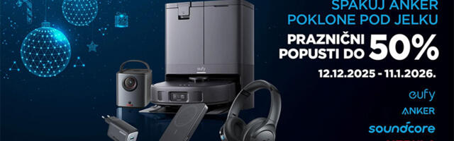 Novogodišnje sniženje: uštedite do 50% na Anker punjače, slušalice i robote koji čiste umesto vas