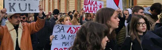 Beogradski studenti blokirali Filozofski, Filološki i PMF, zbog represije vlasti nad mladima