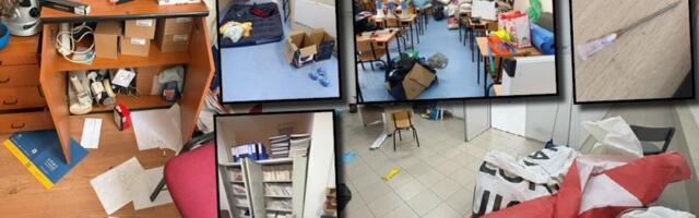 Igle, đubre, polomljen inventar... DUNP demoliran posle izlaska blokadera - Pogledajte kakav su haos ostavili (FOTO)