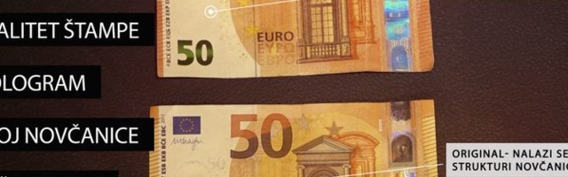 Lažna novčanica od 50 evra kruži Beogradom: Samo ovako ćete prepoznati falsifikat